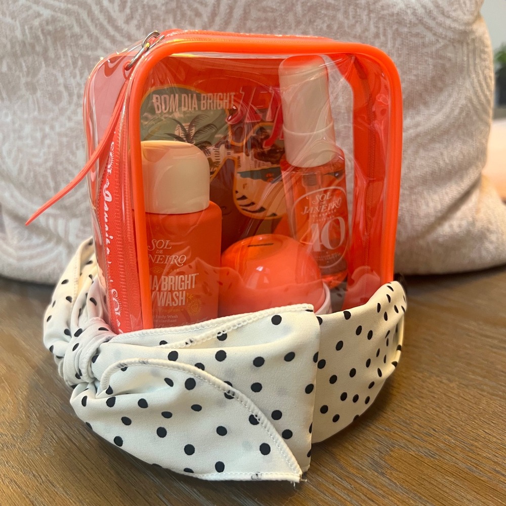 Sol de Janeiro Bom Dia Bright 3 pc Jet Set and headband bundle